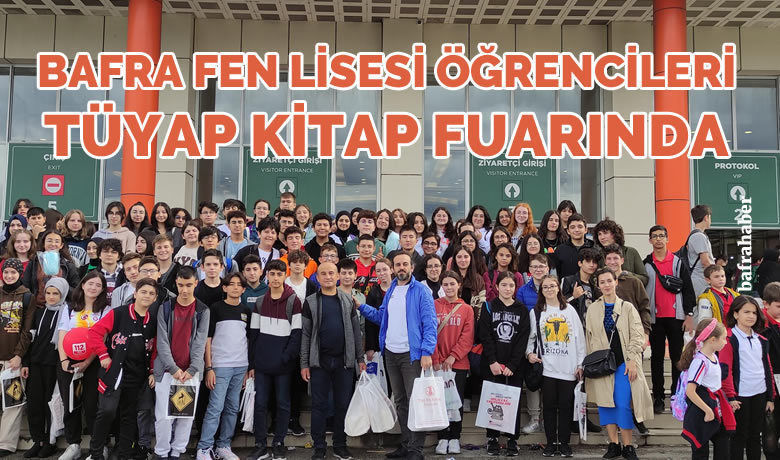 Bafra Fen Lisesi Öğrencileri Kitap Fuarında