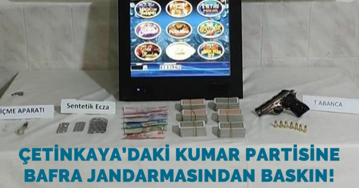 Jandarmadan Çetinkaya'da barakaya kumar baskını
