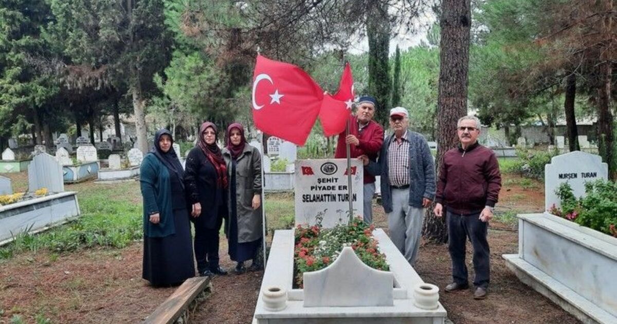 Şehit asker unutulmadı