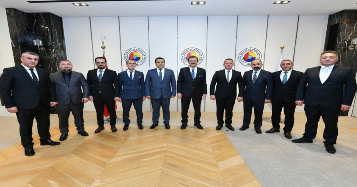 Bafra Ticaret Ve Sanayi Odası’ndan Hisarcıklıoğlu’ Na Ziyaret
