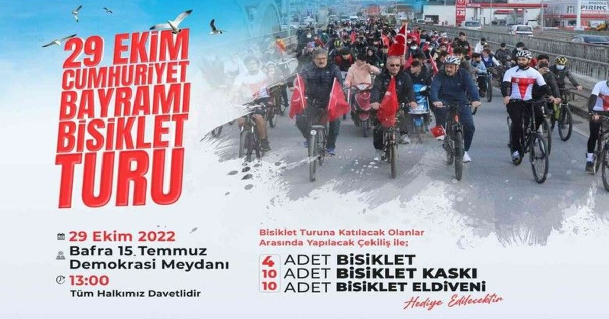Bafra’da "4. Cumhuriyet Bayramı Bisiklet Turu" yapılacak