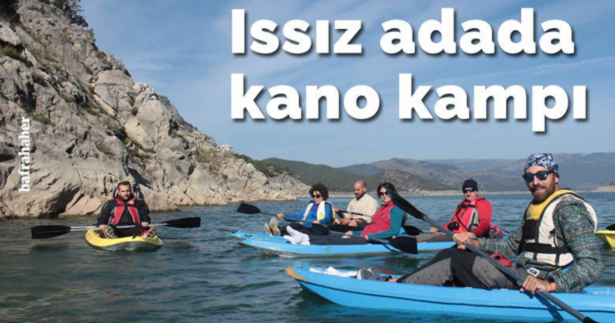 Issız adada kano kampı
