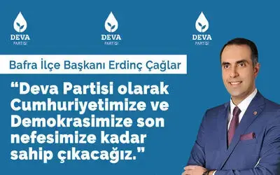 Erdinç Çağlar’dan Cumhuriyet Bayramı Kutlaması