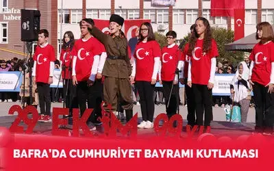 Bafra'da Cumhuriyet Bayramı kutlaması