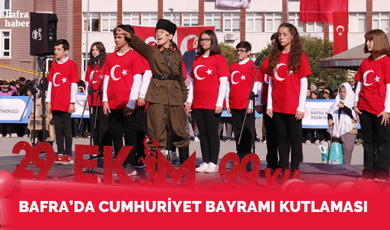 Bafra'da Cumhuriyet Bayramı kutlaması