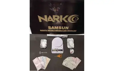 Uyuşturucu madde ve hassas teraziyle yakalandı
