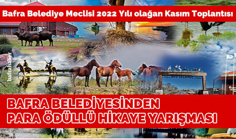 Bafra Belediyesinden Para Ödüllü Hikaye Yarışması