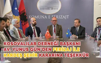 Bafra İle Ferizaj 'Kardeş Şehir' Oldu