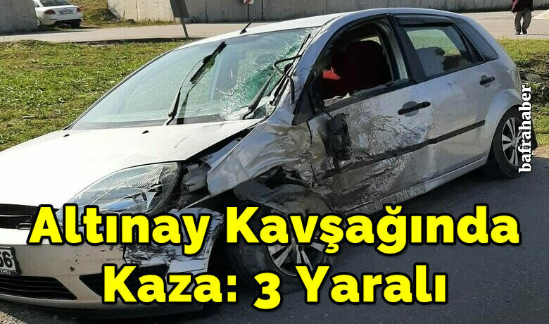 Minibüs ile otomobil çarpıştı: 3 yaralı