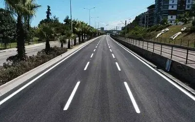 Samsun’un yolları tablo gibi

