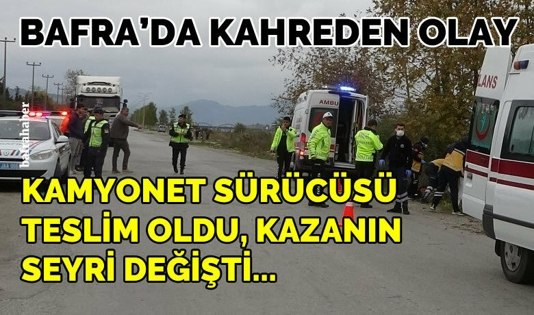 2 öğrencinin öldüğü kazayakarışan kamyonet sürücüsü teslim oldu - Samsun’un Bafra ilçesinde 2 öğrencinin ölümüyle sonuçlanan trafik kazasına karışan kamyonet sürücüsü, polise teslim oldu.