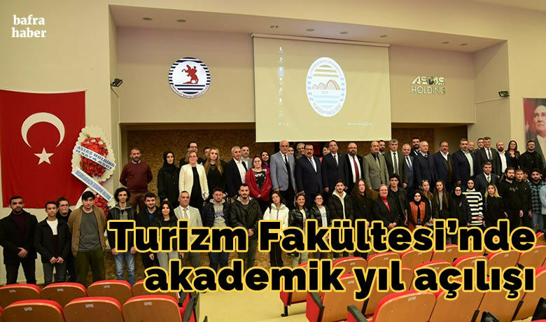 Bafra Şevket Aşcı Turizm FakültesindeEğitim Öğretim Yılı Açılış Dersi - OMÜ Bafra Şevket Aşcı Turizm Fakültesinde 2022-2023 Eğitim Öğretim Yılı Açılış Dersi programı düzenlendi.