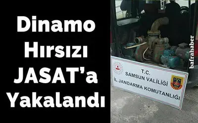 Dinamo Hırsızı Jasat'a Yakalandı