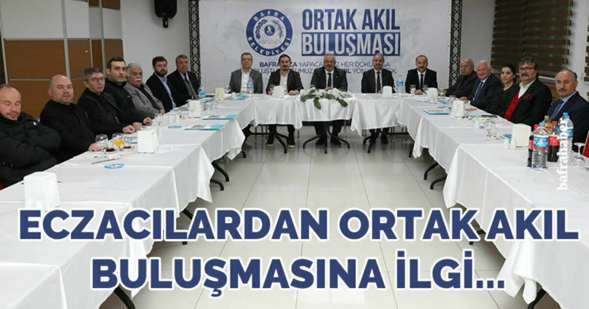 Başkan'ın ortak akıl buluşmasına eczacılar ilgi göstermedi