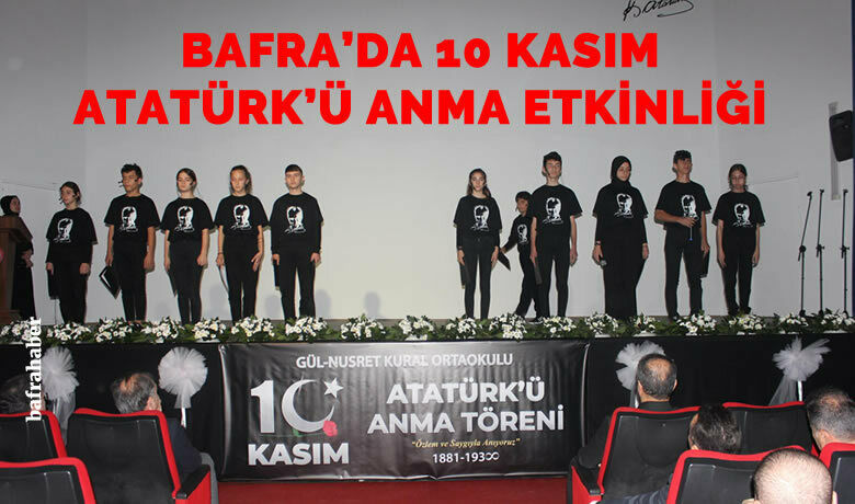 Bafra’da 10 Kasım Atatürk’ü Anma Etkinlikleri