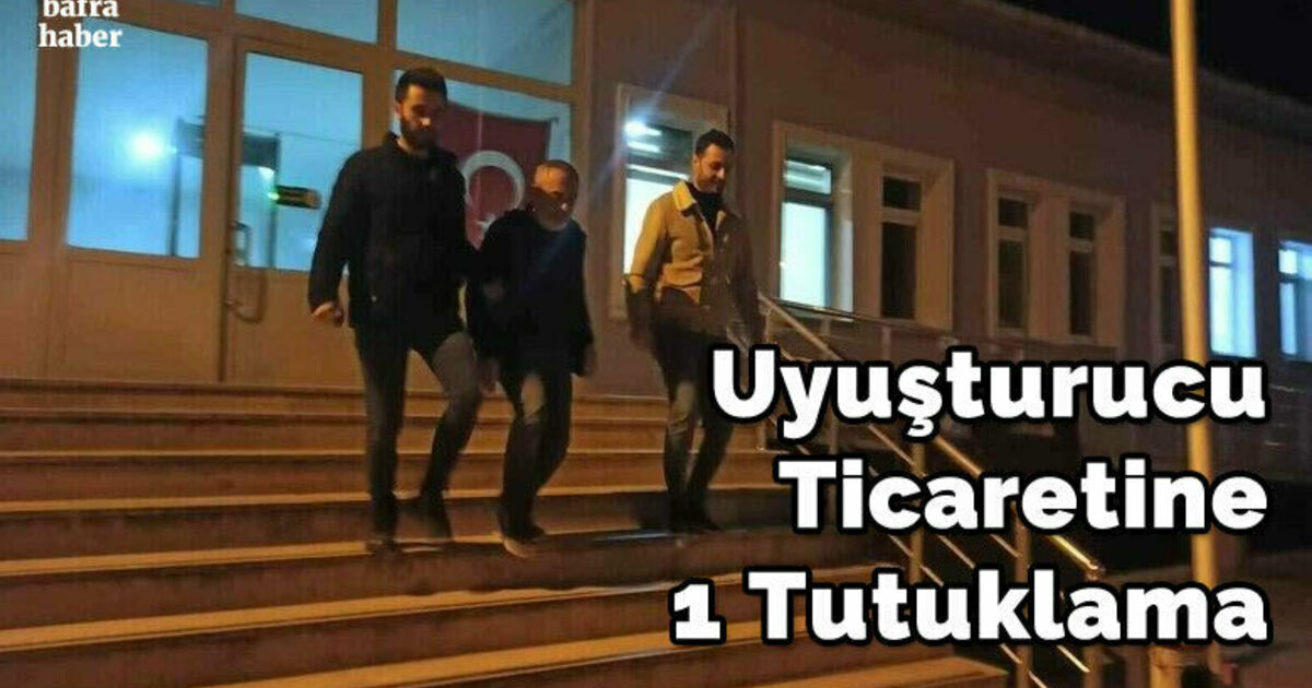 Uyuşturucu ticaretine 1 tutuklama