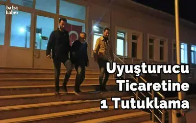Uyuşturucu ticaretine 1 tutuklama