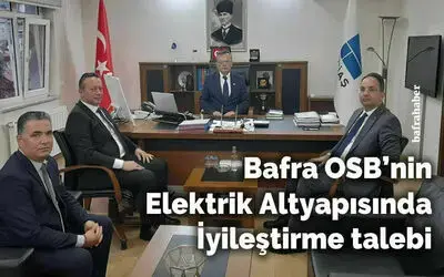Bafra Osb’nin Elektrik Altyapısında İyileştirme Talebi
