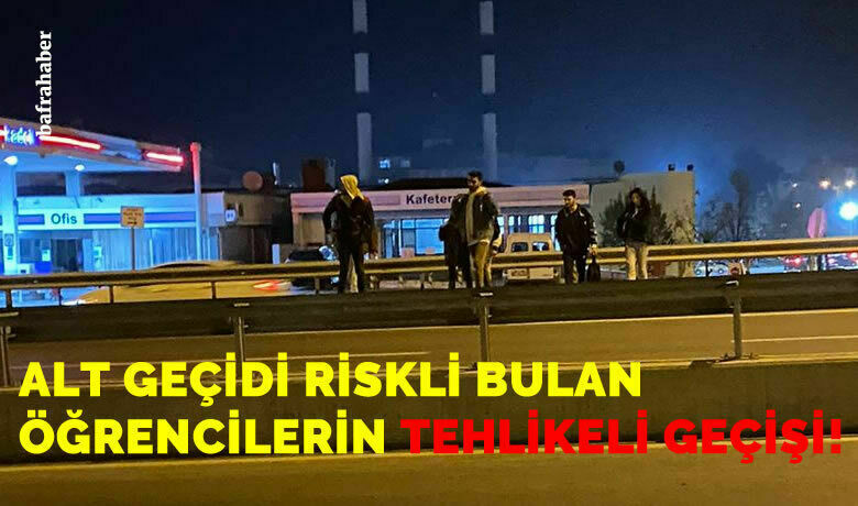 Alt Geçidi Riskli Bulan Öğrencilerin Tehlikeli Geçişi!