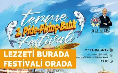 Terme Pide Festivali yapıyor
