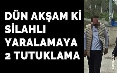Bafra’da silahla yaralama olayında 2 tutuklama