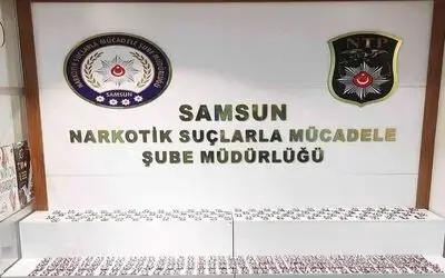 Samsun’da 5 bin 666 adet sentetik ecza ele geçirildi
