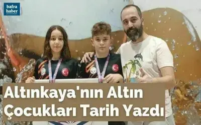 Altınkaya'nın Altın Çocukları Tarih Yazdı