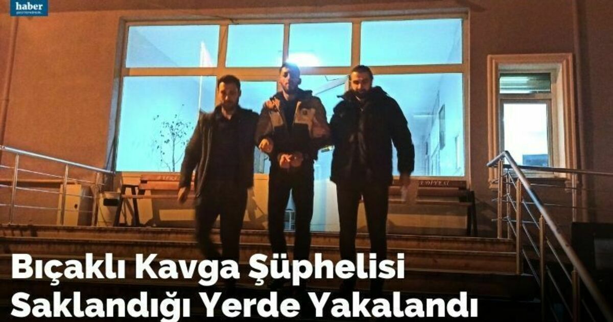 Bıçaklı kavga şüphelisi yakalandı