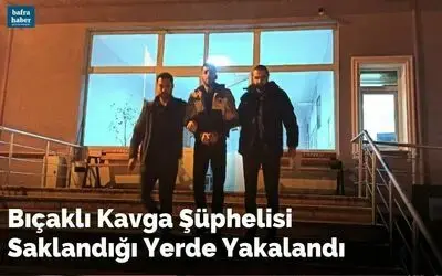 Bıçaklı kavga şüphelisi yakalandı