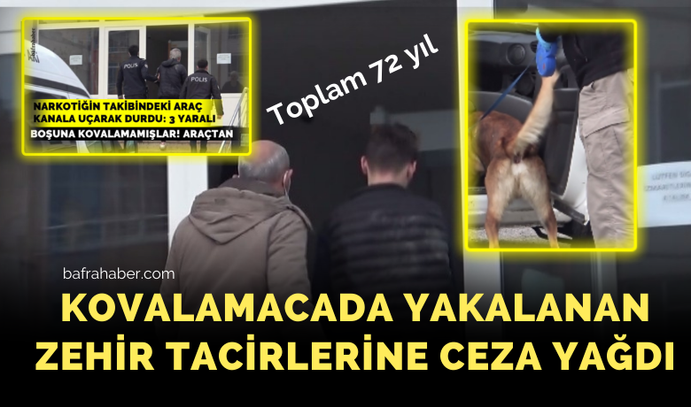 Uyuşturucu suçundan yargılananşahıslara ceza yağdı
