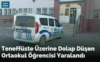 Teneffüste Üzerine Dolap Düşen Ortaokul Öğrencisi Yaralandı