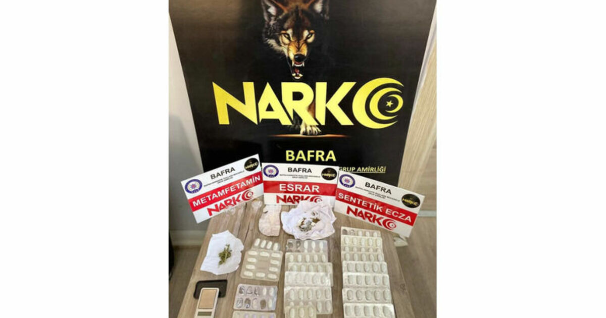 Bafra’da uyuşturucu operasyonu: 3 gözaltı
