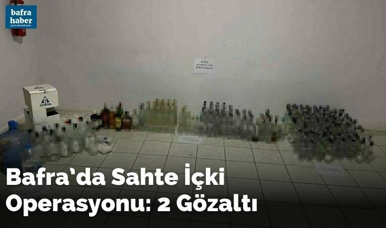 Bafra’da sahte içki operasyonu: 2 gözaltı - Samsun’un Bafra ilçesinde polis ekiplerince düzenlenen sahte ve kaçak içki operasyonunda 2 kişi gözaltına alındı.