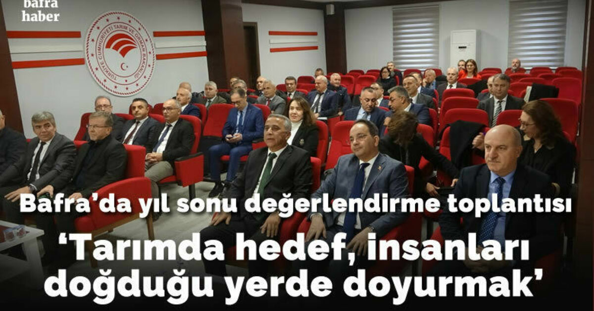 ’Tarımda hedef, insanları doğduğu yerde doyurmak’