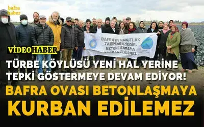 Türbe Köylüsü Yeni Hal Yerine Tepki Göstermeye Devam Ediyor!