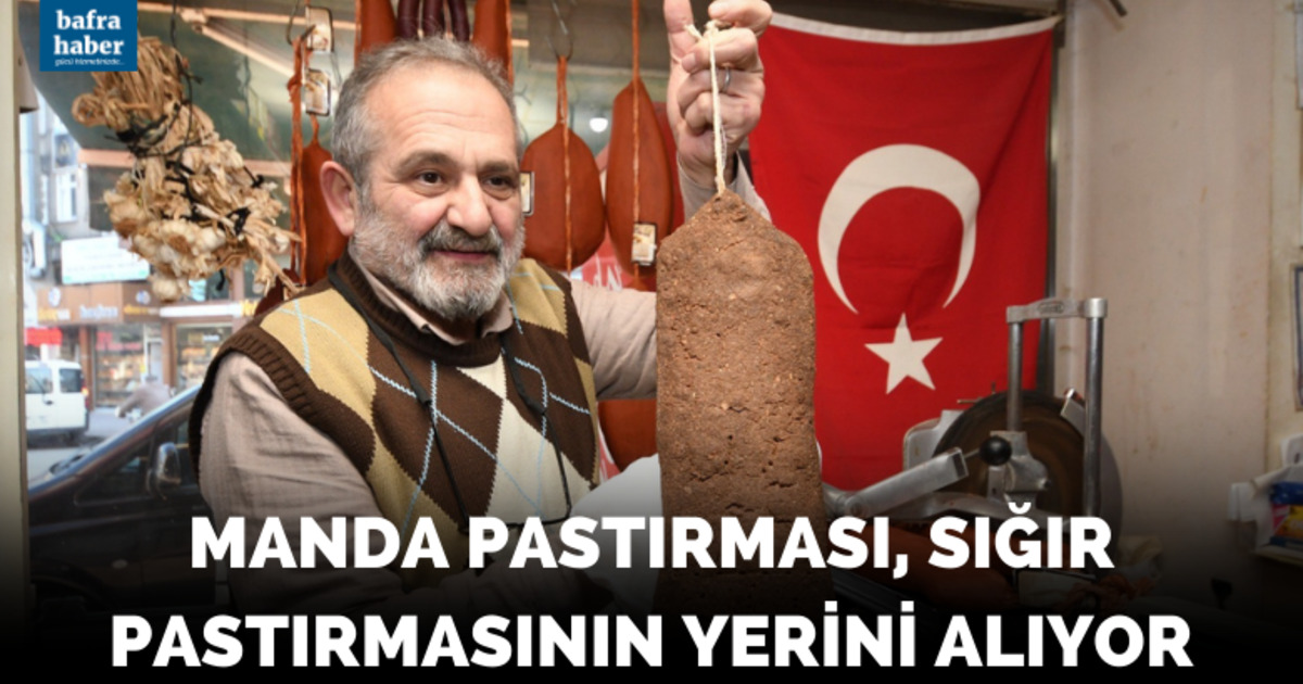 Manda pastırması, sığır pastırmasının yerini alıyor