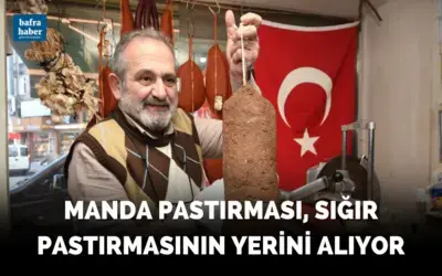 Manda pastırması, sığır pastırmasının yerini alıyor