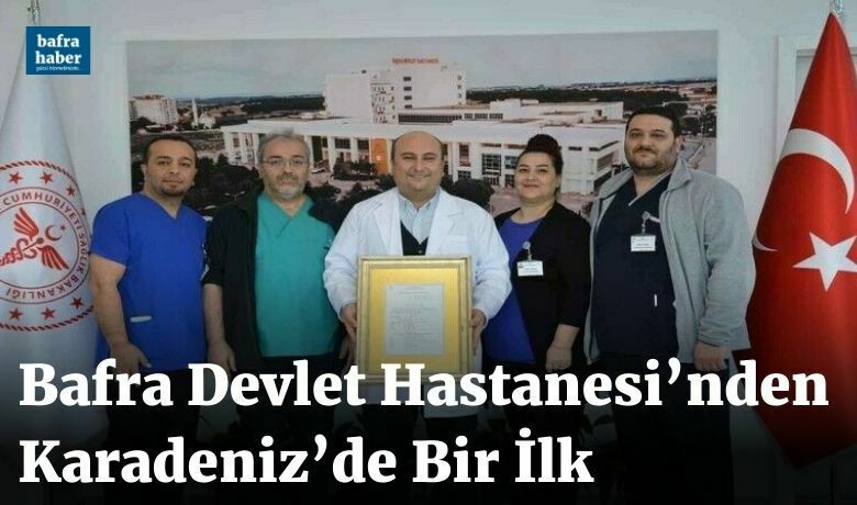 Bafra Devlet Hastanesi’nden Karadeniz’de bir ilk - Samsun Bafra Devlet Hastanesi, Karadeniz’de ‘yoğun bakım sertifika eğitimi’ vermeye hak kazanan ilk ilçe devlet hastanesi oldu.