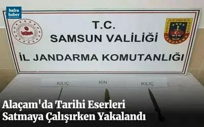 Tarihi eserleri satmaya çalışırken yakalandı