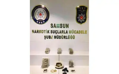 Samsun’da 2 kilo 589 gram uyuşturucu ele geçirildi: 1 gözaltı
