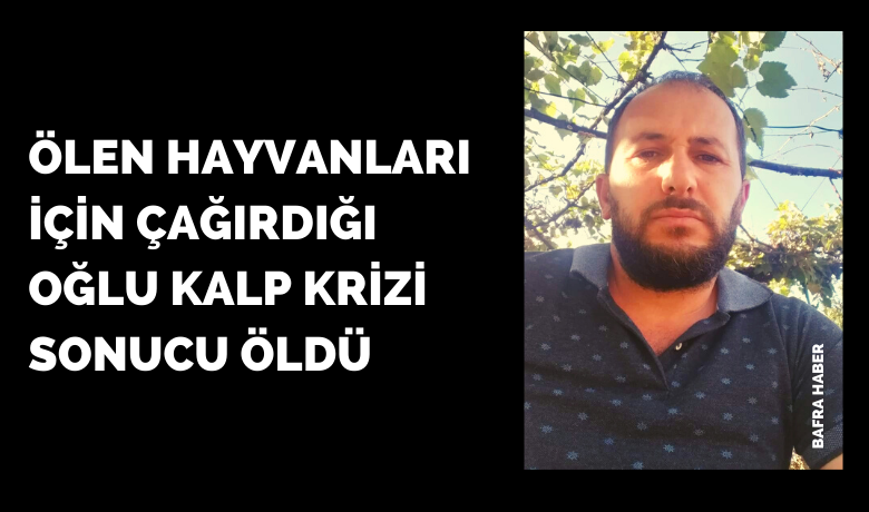 Ölen Hayvanları İçin Çağırdığı Oğlu Kalp Krizi Sonucu Öldü