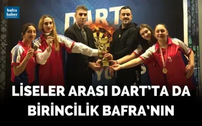 Liseler Arası Dart’ta Da Birincilik Bafra’nın