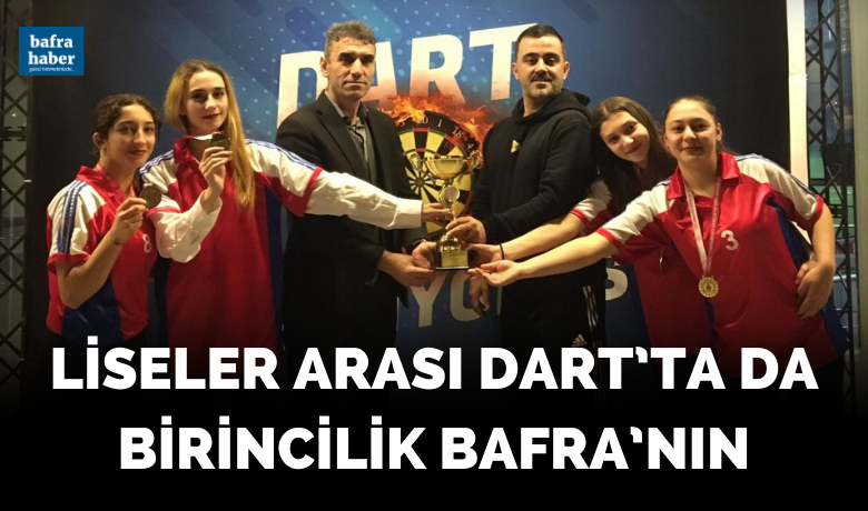 Liseler Arası Dart’ta Da Birincilik Bafra’nın - Okul sporları kapsamında düzenlenen Samsun Dart turnuvasında ortaokullar il birinciliğinin ardından liseler il birinciliğini de Bafra takımı kazandı. 