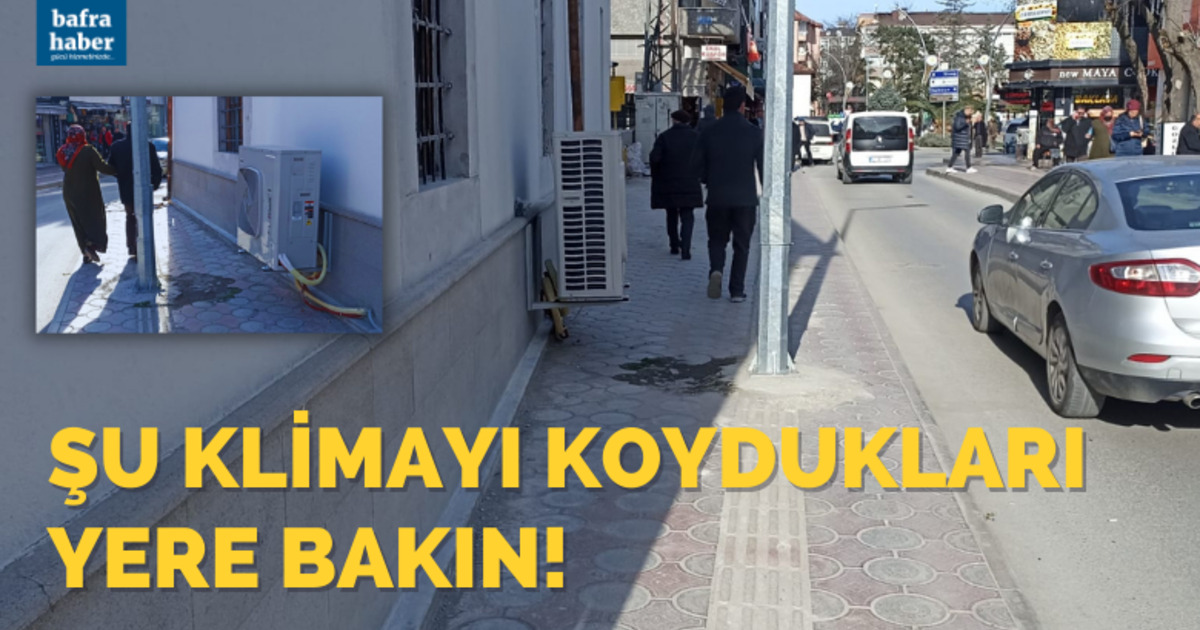 Şu Klimayı Koydukları Yere Bakın!
