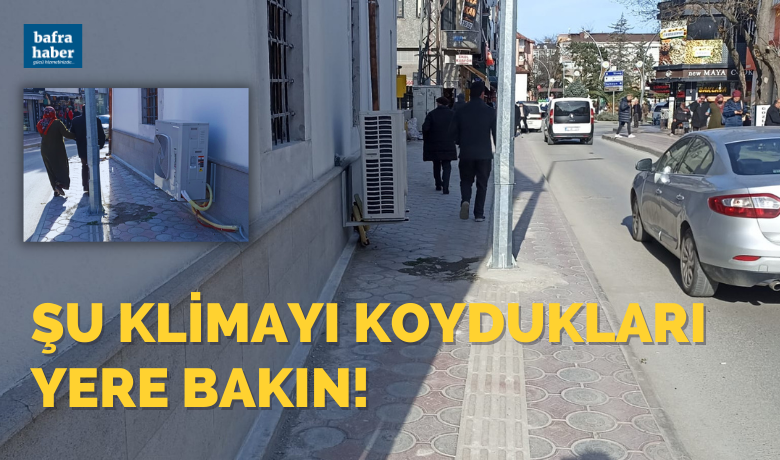 Şu Klimayı Koydukları Yere Bakın!