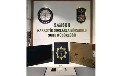 Kargo ile gönderilen televizyonun içinden uyuşturucu çıktı
