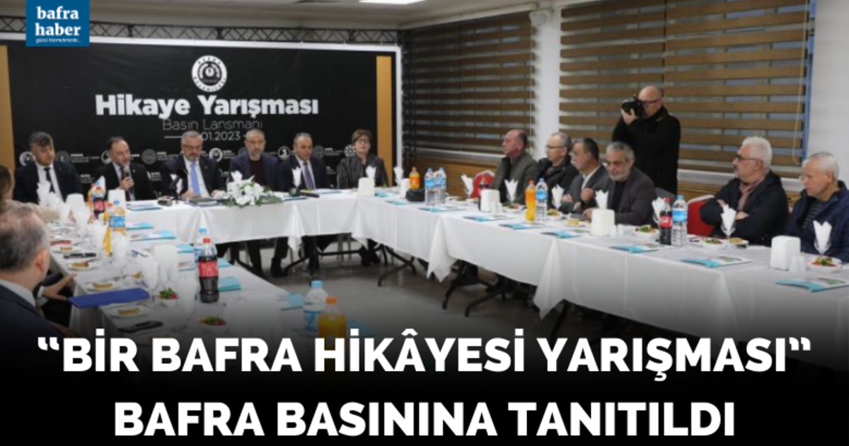 “Bir Bafra Hikâyesi Yarışması” tanıtıldı