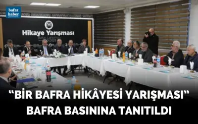 “Bir Bafra Hikâyesi Yarışması” tanıtıldı