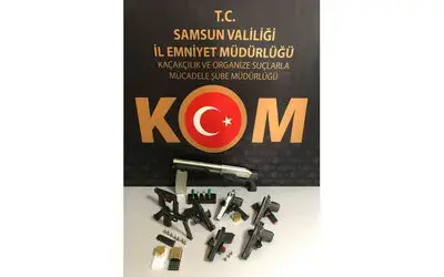 Samsun’da silah operasyonu: 2 gözaltı
