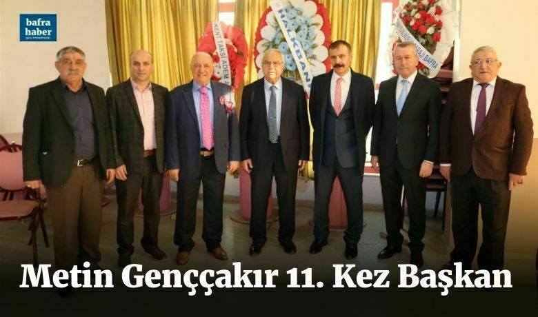 Metin Genççakır Tekrar Tekrar Başkan - Bafra Esnaf ve Sanatkarlar Kredi ve Kefalet Kooperatifi Olağan Genel Kurulu’nda Metin Genççakır tekrar başkanlığa seçildi. 